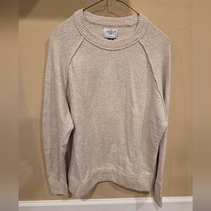 American Eagle Womens Beige Knit Pullover, Size XL